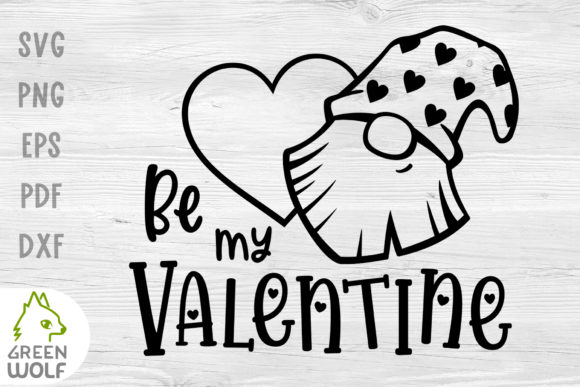 Be My Valentine Gnome: Graphics for Crafts & Small Business Branding