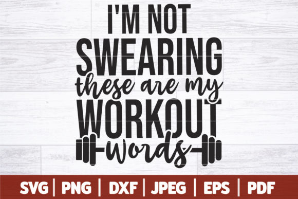 Funny Gym SVG Graphics for Local Business Crafts