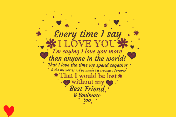 Soulmate Anniversa Heart Love POD Graphics