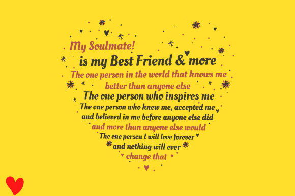 SOULMATE HEART BIRTHDAY ANNIVERSARY