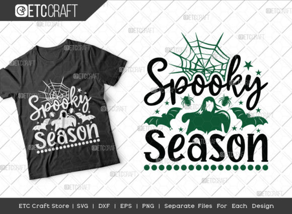 Spooky Season SVG Cut File Spooky Vibe: Graphics for Crafts