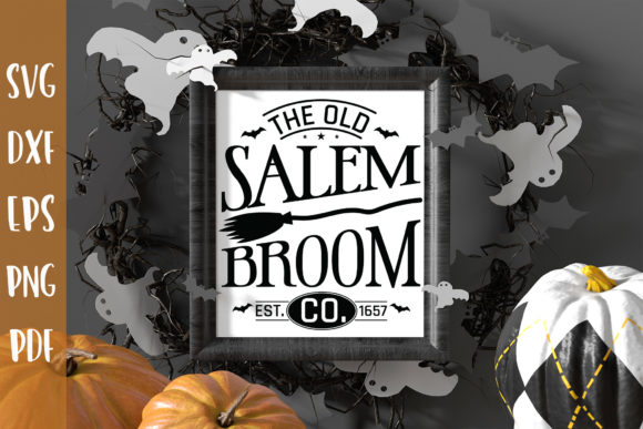 The Old Salem Broom Co - Halloween SVG: Crafts & Graphics