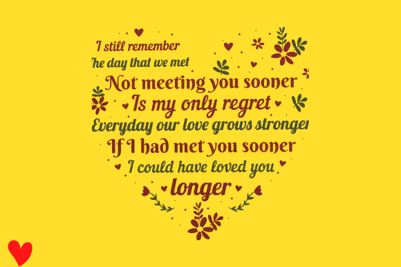 VALENTINES DAY ANNIVERSARY GRAPHIC
