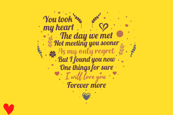 Wedding Anniversary Heart Sign SVG for Crafts and Graphics